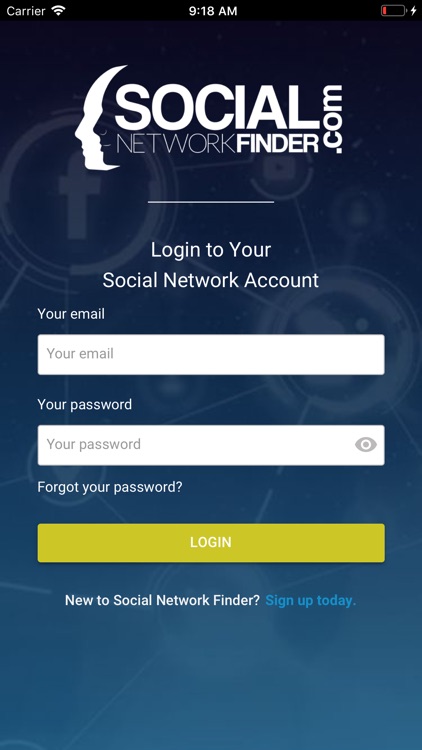 Social Network Finder