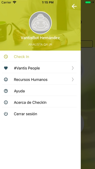 Vantis Check-In screenshot 2