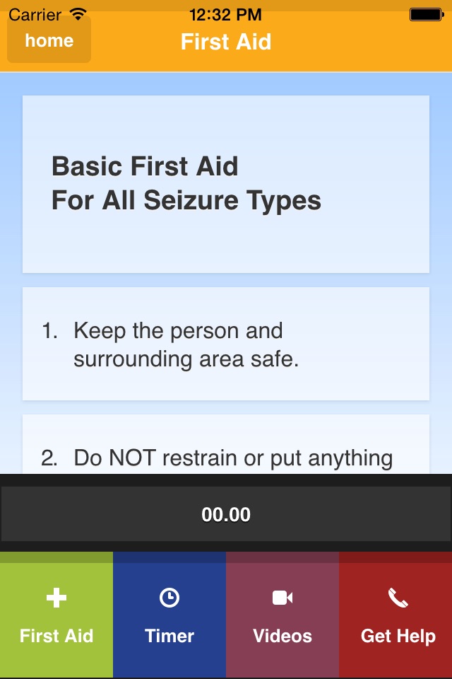 Seizure First Aide screenshot 2
