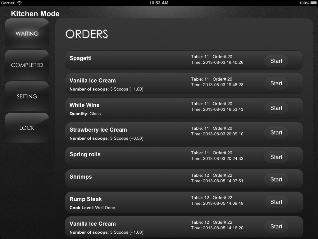 Tablet Waiter screenshot 3
