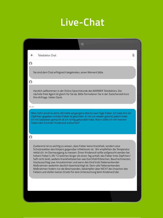 Barmer Teledoktor App Im App Store