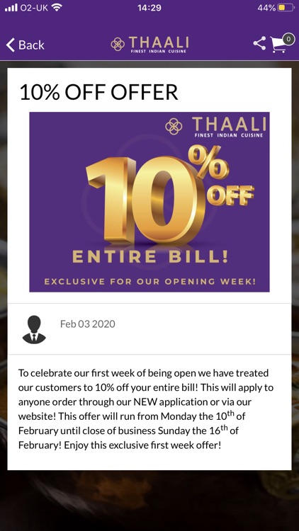 Thaali Indian Restaurant screenshot-3