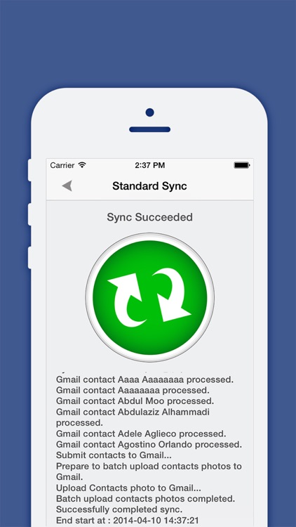 Contacts Sync, Backup & Clean screenshot-4