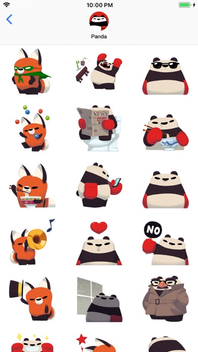 Punching Pandas Stickers screenshot 4