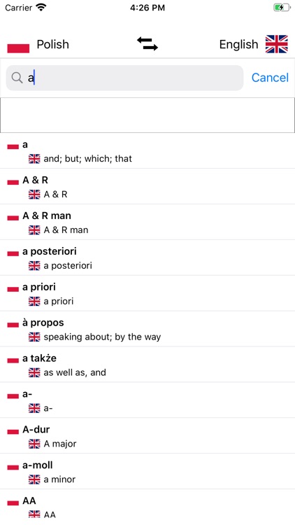 Polish-English Dictionary screenshot-3