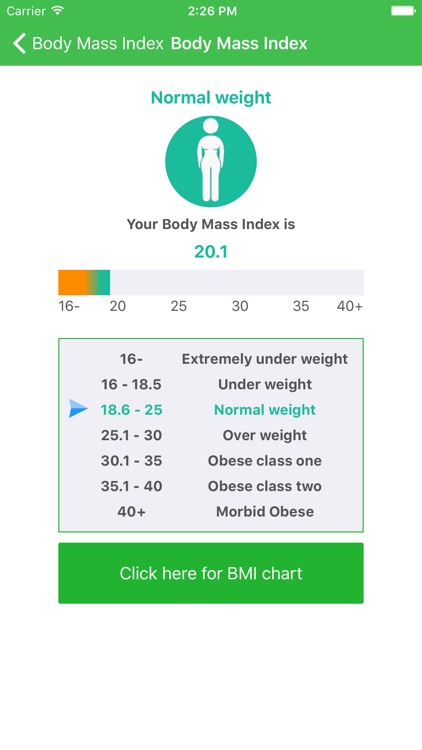 Health calculator: weight, BMI screenshot-3