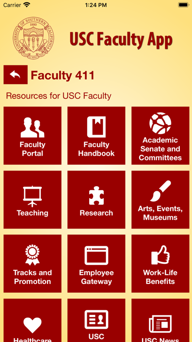 USC Faculty App screenshot 2