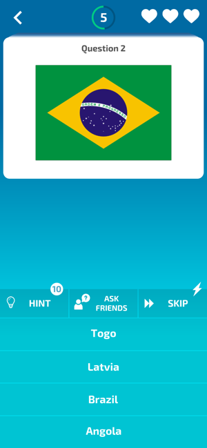 Flags of the World - Quiz Game(圖2)-速報App