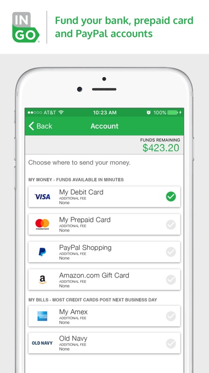 Ingo Money App - Cash Checks