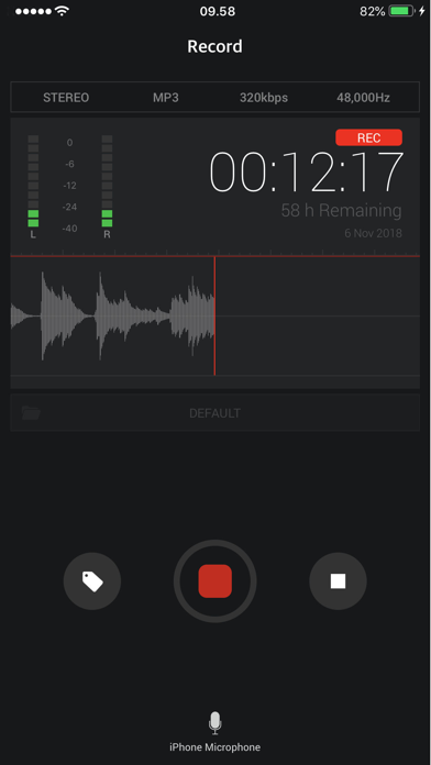 録音機 - ボイスレコーダー AVR X screenshot1