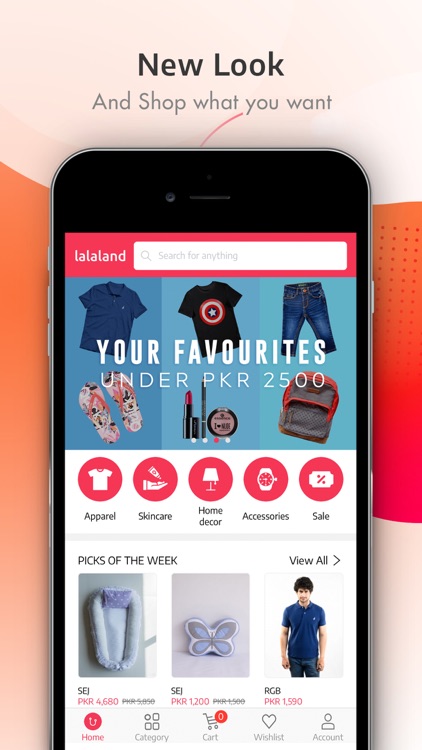 Lalaland Online Shopping App