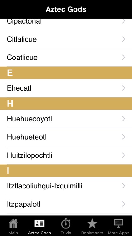 Aztec Gods Pocket Reference screenshot-3