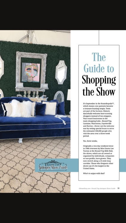 Round Top Antiques Show Guide screenshot-6