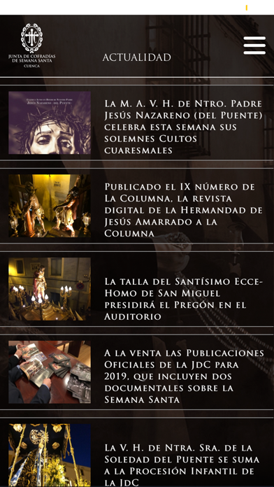 Junta Cofradías Cuenca screenshot 2