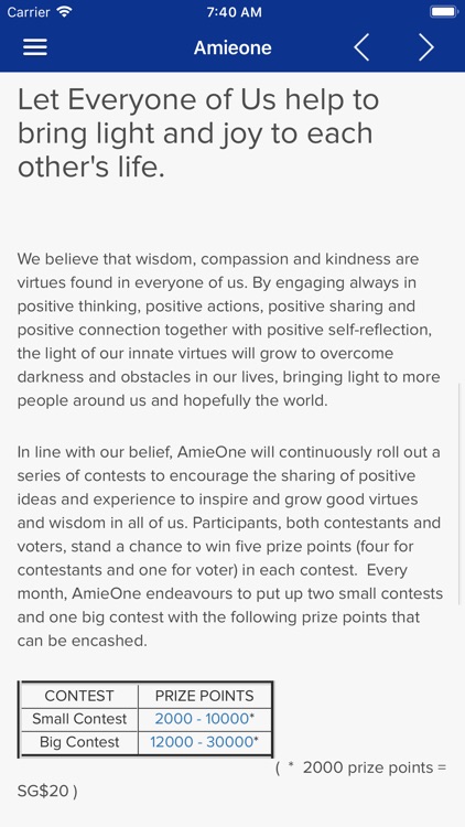 Amie One App