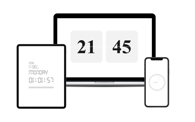 OneClock - 翻頁時鐘與極簡時鐘(圖2)-速報App