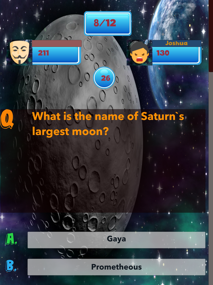 Space Test Quiz