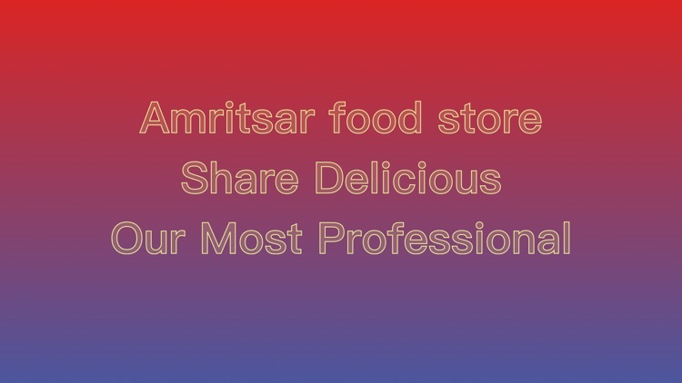 Amritsar Food Store