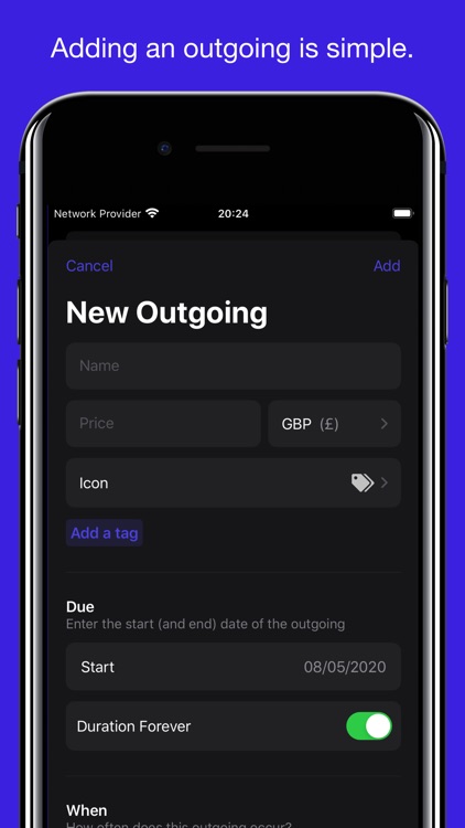 Outgoings - Track Expenses