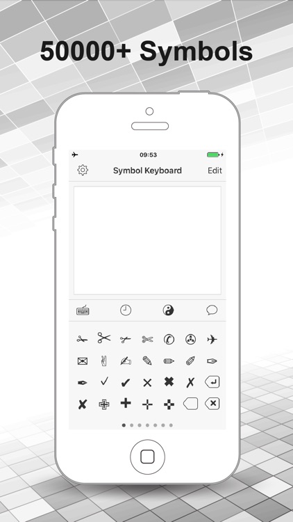 Symbol Keyboard for Texting