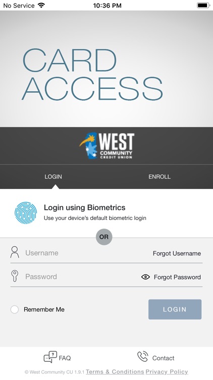 West Community Card Access