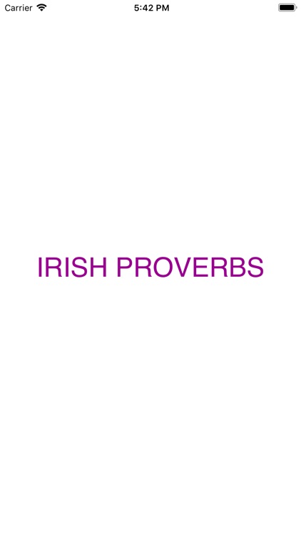 Irish Proverbs