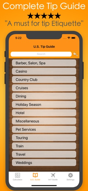Tip Calculator & Guidebook App(圖2)-速報App