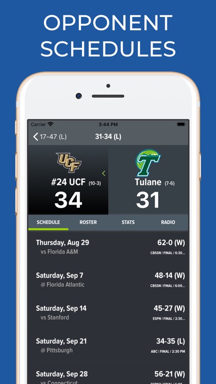 Tulane Football Schedules screenshot-7