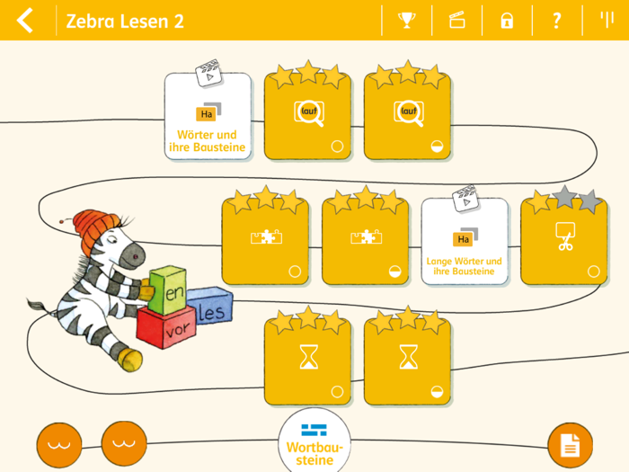 Lesen lernen 2 mit Zebra