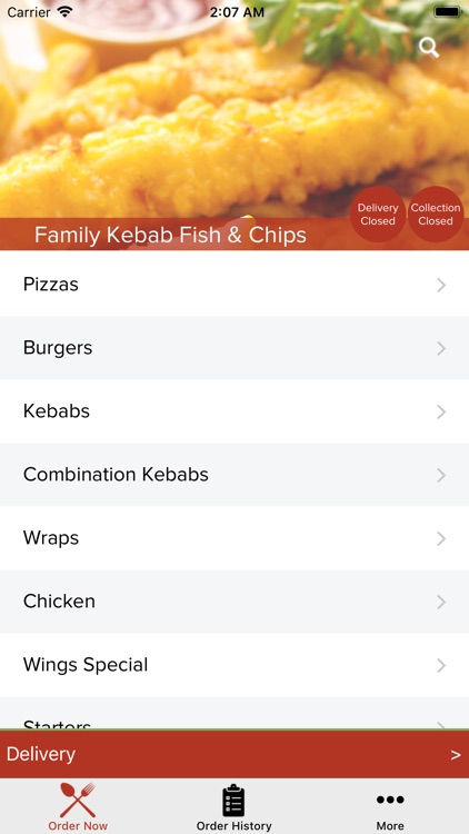 Family Kebab Fish Chips