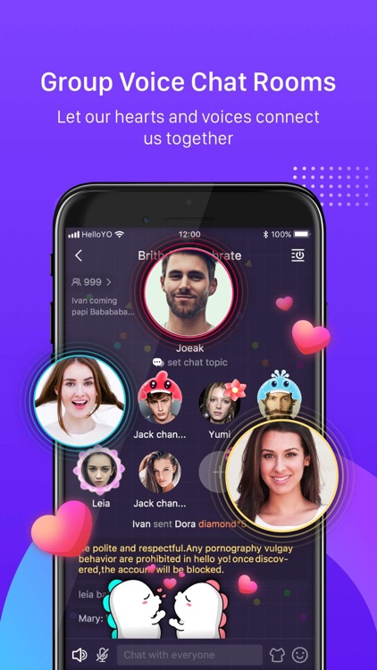 Hello Yo – Group Chat Rooms