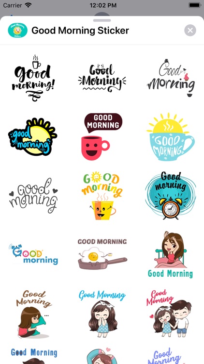 Good Morning Sticker