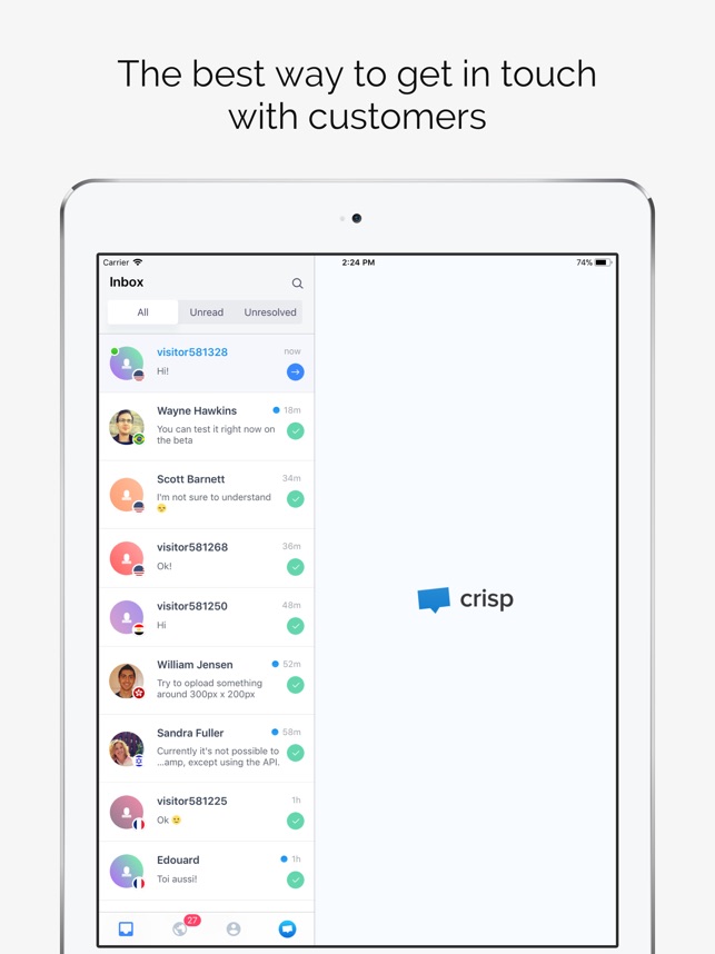 Crisp chat app mac pro