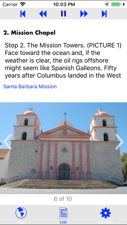 Santa Barbara Mission Ext Tour