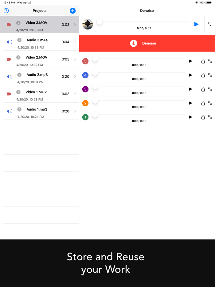 Denoise Audio - Remove Noise