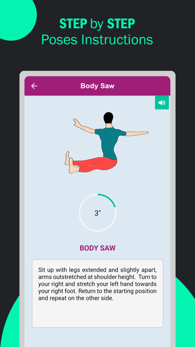 Pilates Yoga Fitness Workouts screenshot 4