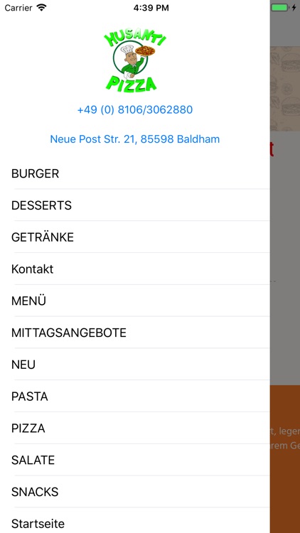 Pizza Husanti in Baldham