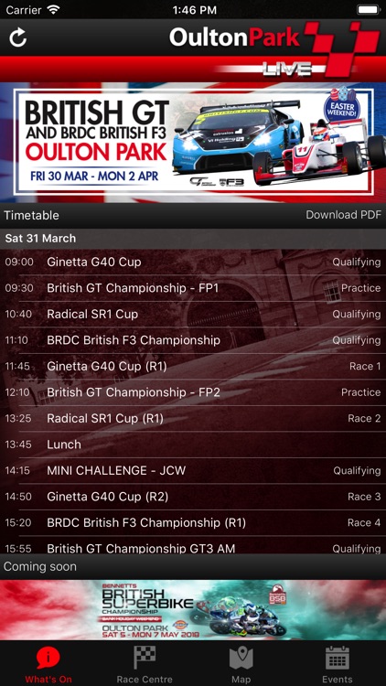 Oulton Park LIVE!