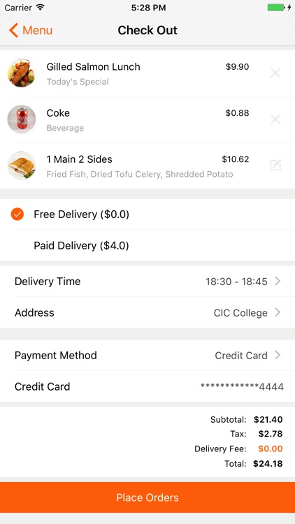 FoodFun - Food Delivery, Fast