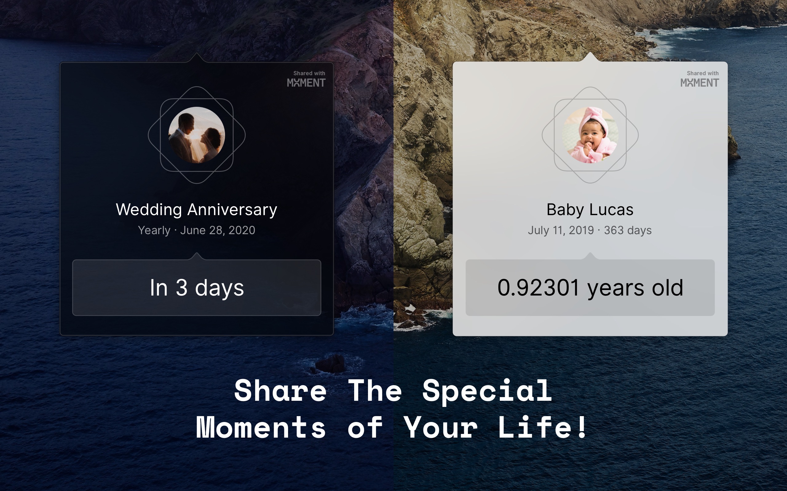 Screenshot do app Moment - Every Day Counts!