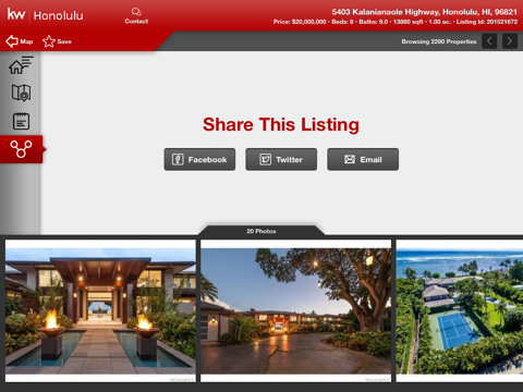 KW Real Estate Search for iPad screenshot 4