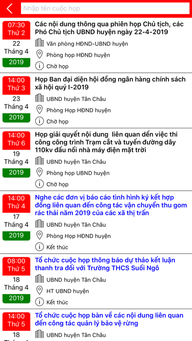 Họp không giấy 2018 screenshot 2