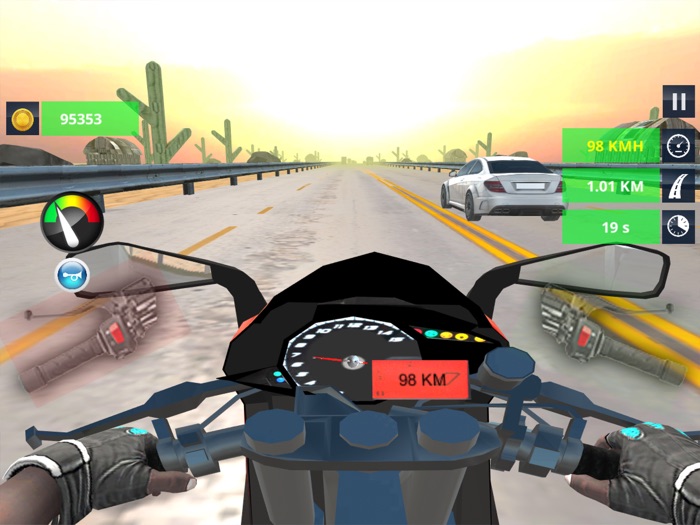 Crazy Motorcycle Rider