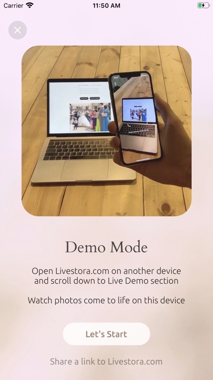 Livestora — AR photo albums