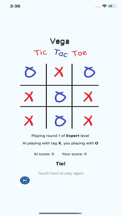 Vega Tic Tac Toe