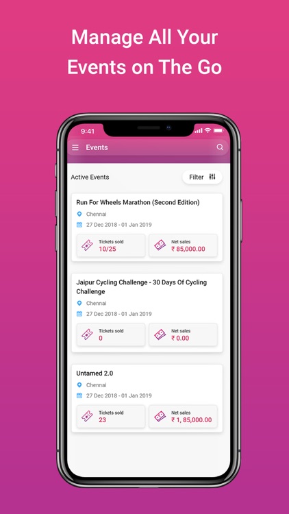 Eventjini - Race Manager