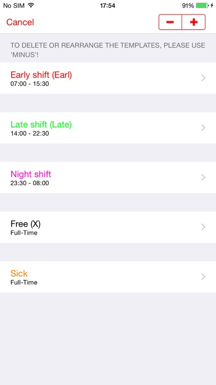 Roster-Calendar Pro screenshot-4