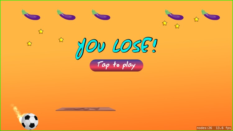 Soccer Hits Eggplant