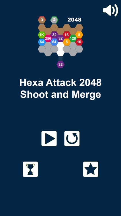 Hexa Attack 2048:Shoot n Merge