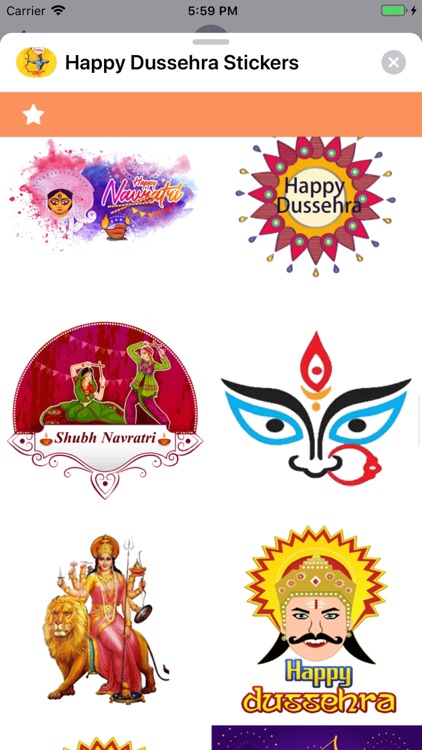 Happy Dussehra Stickers